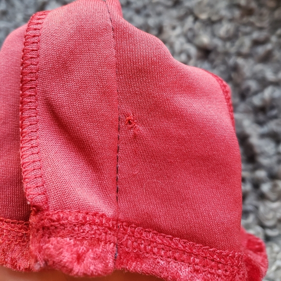 Vintage Victoria's Secret Red Velvet Crop Cami - Picture 6 of 7